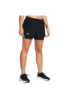 Short Under Armour Fly By 2-In-1 Shorts Mujer-Negro