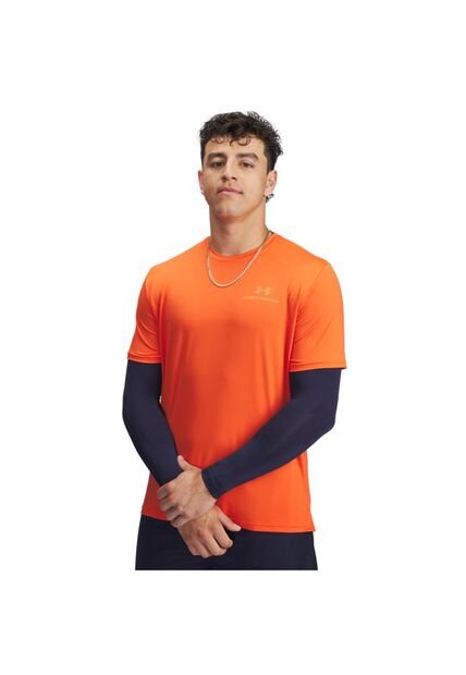 Camiseta Hombre Under Armour VANISH ENERGY SS Naranja Under Armour