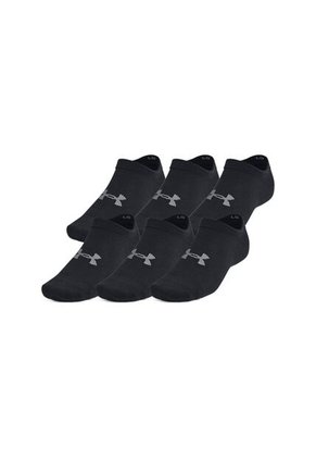 Medias Under Armour Essential No Shw 6Pk -Negro