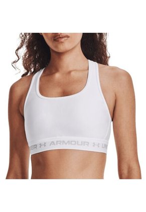 Top Under Armour Crossback Mid Mujer-Blanco
