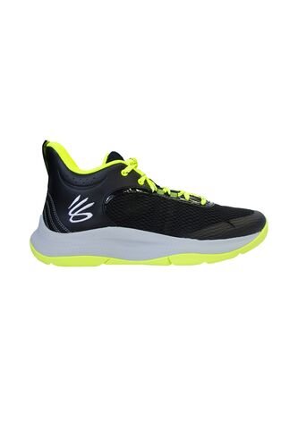 Tenis Negro-Verde Under Armour Curry 3 Under Armour