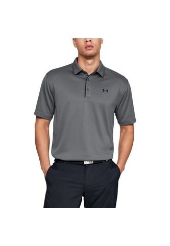 Camiseta Polo Under Armour Tec Hombre-Gris Under Armour