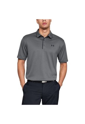 Camiseta Polo Under Armour Tec Hombre-Gris