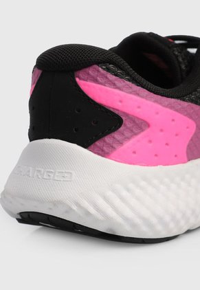 Tenis Running Negro-Fucsia-Blanco UNDER ARMOUR Charged Rogue 3