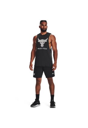 Camiseta Esqueleto Under Armour Rock Bull Tank-Negro