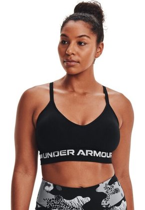 SUJETADOR NEGRO MUJER SEAMLESS LOW LONG 1357719-001-N11 Under Armour