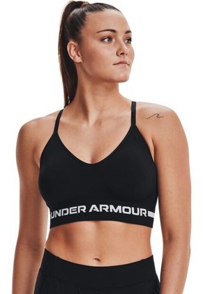 SUJETADOR NEGRO MUJER SEAMLESS LOW LONG 1357719-001-N11 Under Armour
