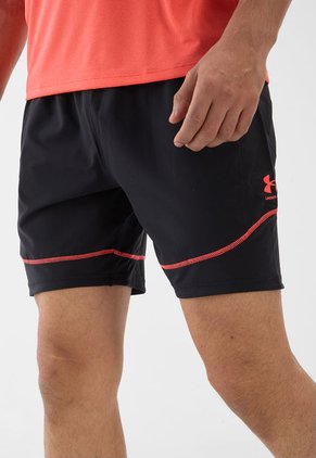 Pantaloneta Negro-Naranja Neón UNDER ARMOUR Challenger Pro