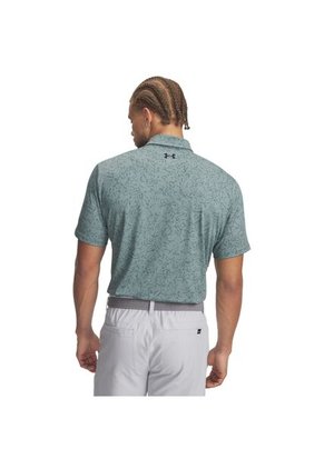 Camisa Hombre Under Armour PLAYOFF 3 PRNTD POLO Verde Under Armour
