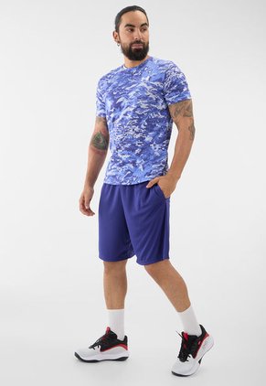 Pantaloneta Azul-Celeste UNDER ARMOUR Tech Graphic