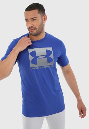 Camiseta Azul Royal-Gris UNDER ARMOUR Sportstyle SS
