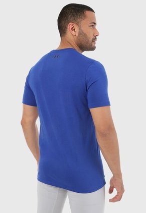 Camiseta Azul Royal-Gris UNDER ARMOUR Sportstyle SS