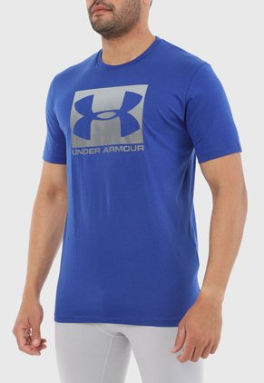 Camiseta Azul Royal-Gris UNDER ARMOUR Sportstyle SS