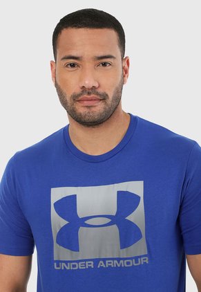 Camiseta Azul Royal-Gris UNDER ARMOUR Sportstyle SS