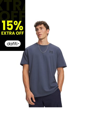 Camiseta Hombre Under Armour M Logo Emb Hvwght Gris Under Armour Under Armour
