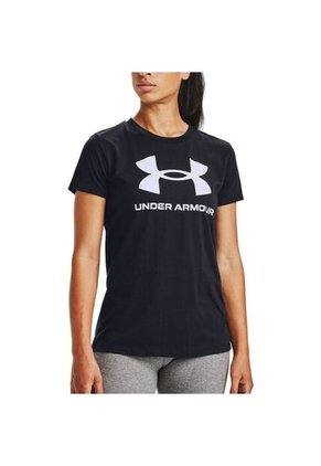 Camiseta Under Armour Sportstyle Grap Mujer-Negro