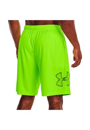 Pantaloneta Under Armour Tech Graphic 10 In-Verde Limón