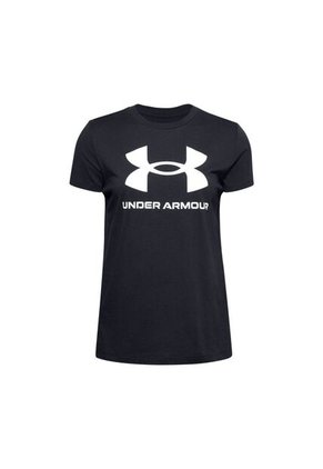 Camiseta Under Armour Sportstyle Grap Mujer-Negro