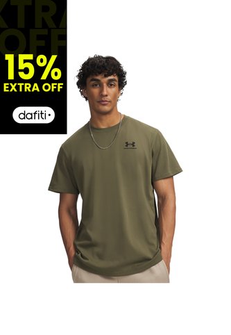 Camiseta Hombre Under Armour M Logo Emb Hvwght Verde Under Armour Under Armour