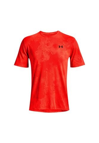 Camiseta Under Armour Training Vent Jacquard-Naranja Under Armour