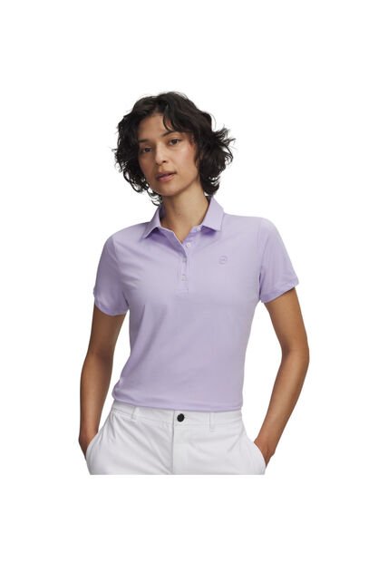 Camiseta Mujer Under Armour UA ARMOURDRY SS POLO Purpura Under Armour
