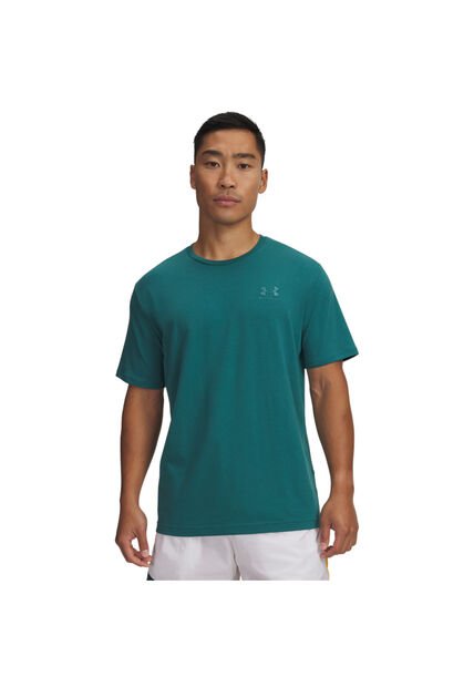 Camiseta Hombre Under Armour UA M ICON TEE SS Verde Under Armour