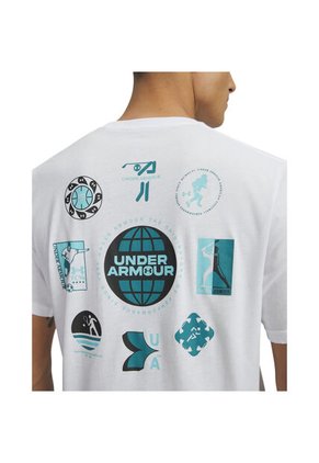 Camiseta Hombre Under Armour UA M ALL SPORTS SS Blanco Under Armour