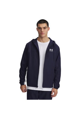 Chaqueta Hombre Under Armour RIVL WVN WINDBREAKER Azul Under Armour Under Armour
