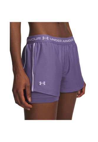Short Mujer Under Armour TECH PLYP 2N1 SHORTS Purpura Under Armour Under Armour