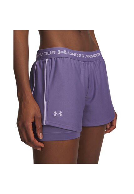 Short Mujer Under Armour TECH PLYP 2N1 SHORTS Purpura Under Armour