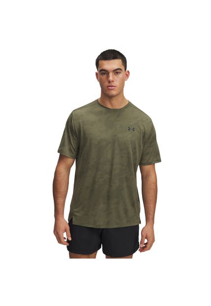 Camiseta Hombre Under Armour TECH VENT JCQRD SS Verde Under Armour