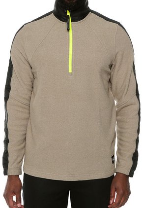 Buzo Caqui-Negro Under Armour SPORTSTYLE MICROFLEECE