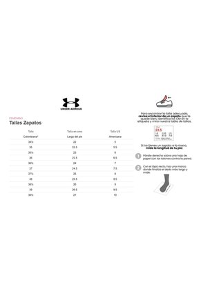 Tenis Mujer Under Armour W Surge 5 Running Blanco Under Armour
