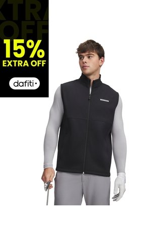 Chaleco Hombre Under Armour DRVE PRO HYBRID VEST Negro Under Armour Under Armour