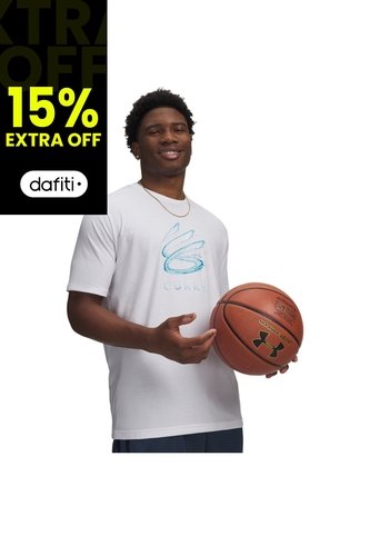 Camiseta Hombre Under Armour CURRY SPLASH WDMRK T Blanco Under Armour Under Armour