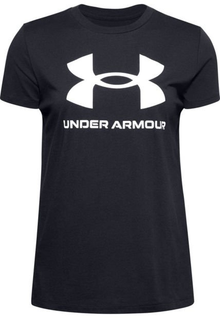 CAMISETA UNDER ARMOUR NEGRO MUJER LIVE SPORTSTYLE GRAP 1356305-001-N11 Under Armour