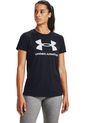 CAMISETA UNDER ARMOUR NEGRO MUJER LIVE SPORTSTYLE GRAP 1356305-001-N11 Under Armour de Under Armour