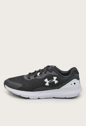 Tenis Running Negro-Blanco UNDER ARMOUR Surge 3