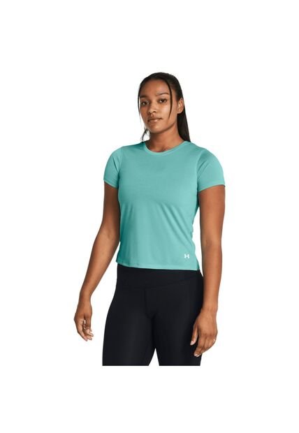 Camiseta Mujer UNDER ARMOUR LAUNCH SHORTSLEEVE Verde Under Armour