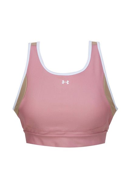 Sujetador Mujer Under Armour CRSSBCK MID OPEN BCK Rosado Under Armour