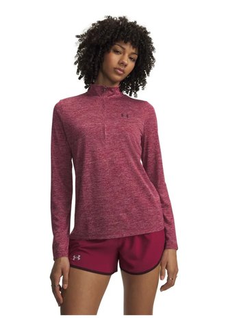 Buzo Mujer Under Armour Tech 1/2 Zip Twist Rojo Under Armour Under Armour