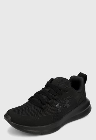 Tenis negro best sale under armour