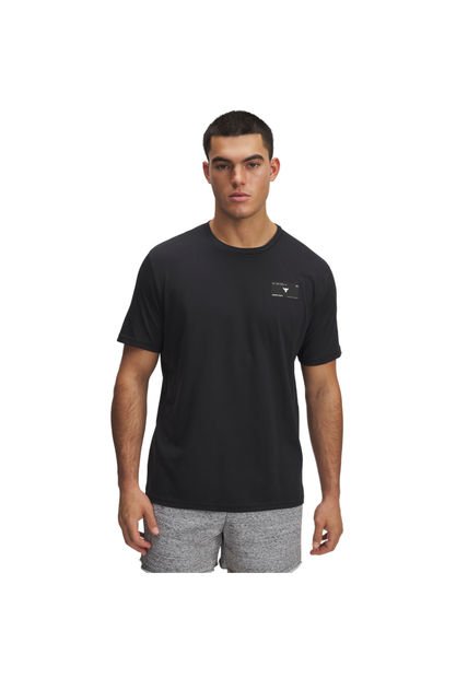 Camiseta Hombre Under Armour UA PJT RCK 6MO SS Negro Under Armour