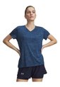Camiseta Manga Corta Mujer Under Armour Tech Twist Azul Under Armour de Under Armour
