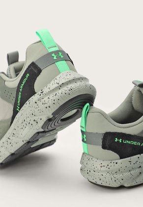 Tenis Running Verde Oliva-Negro UNDER ARMOUR Charged Verssert Speckle