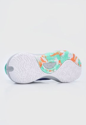Tenis Basketball Gris-Azul-Verde Menta UNDER ARMOUR Lockdown 6