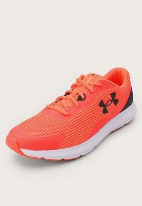 Tenis Running Coral-Negro-Blanco UNDER ARMOUR Surge 3