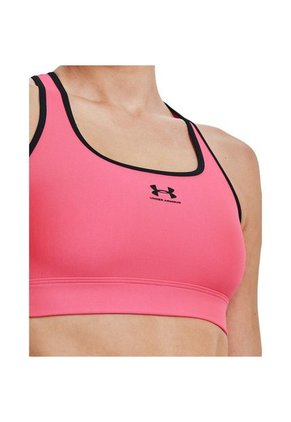 Top Under Armour Thntcs Mid Padless Mujer-Rosa