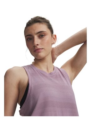 Camiseta Mujer Under Armour Velociti Singlet Rosado Under Armour