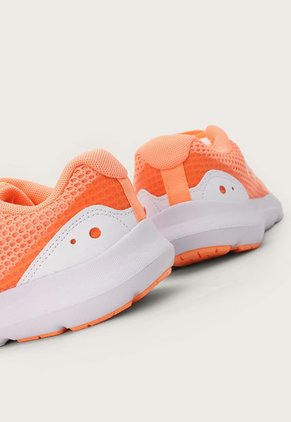 Tenis Running Naranja-Blanco UNDER ARMOUR Surge 3